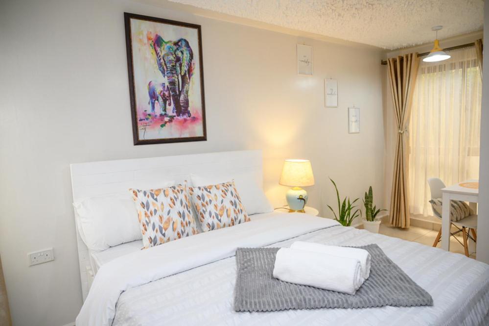 Furnished 1 Bedroom Apartment In Nairobi. 15 Mins To Cbd. Free Wi-Fi & Parking ภายนอก รูปภาพ