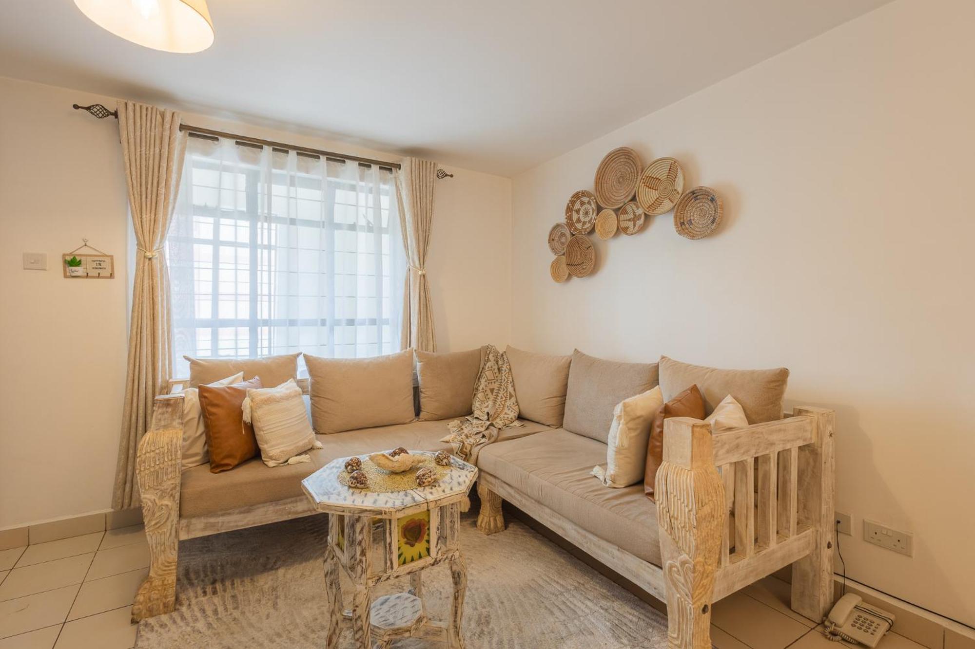 Furnished 1 Bedroom Apartment In Nairobi. 15 Mins To Cbd. Free Wi-Fi & Parking ภายนอก รูปภาพ