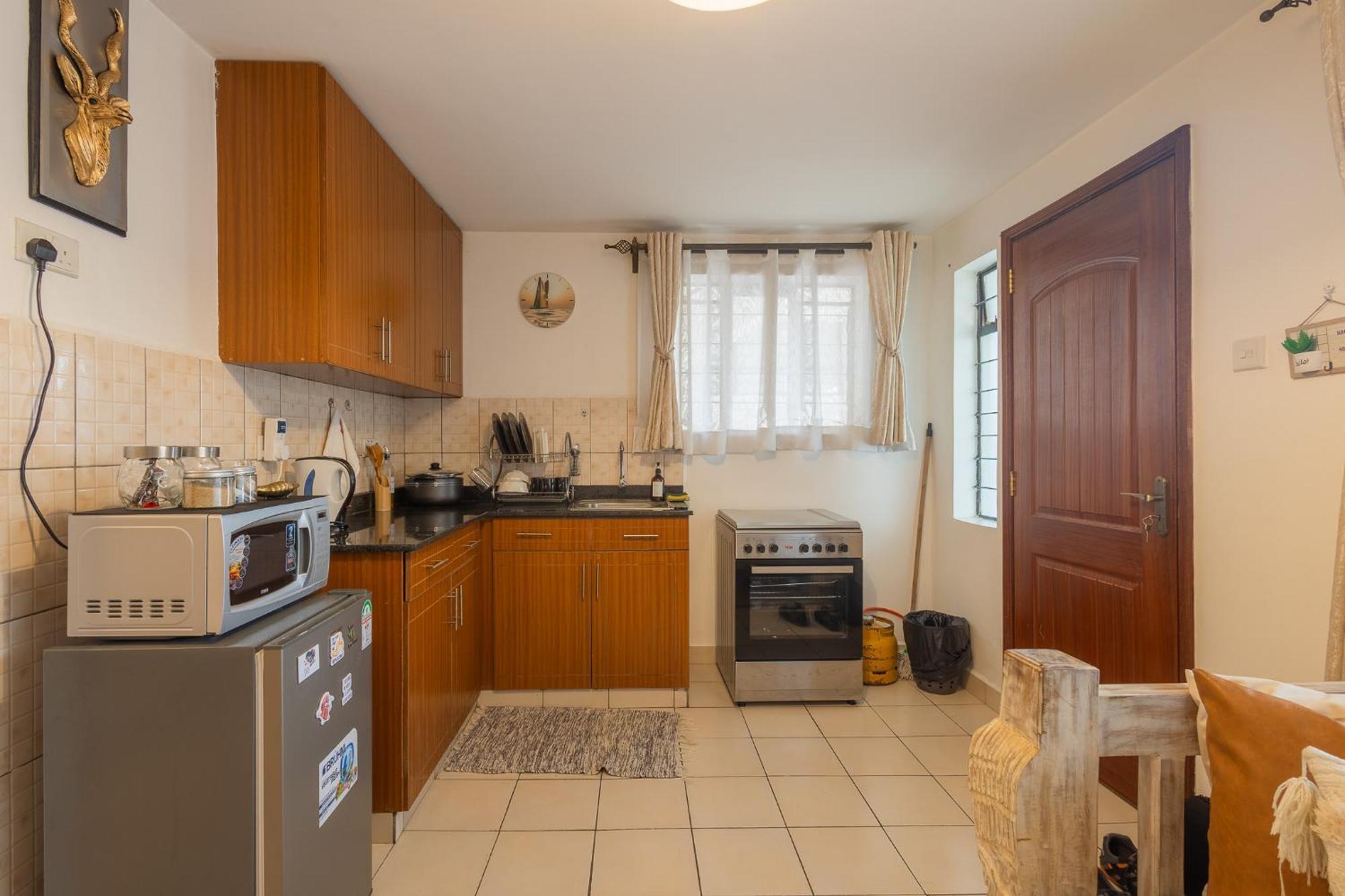 Furnished 1 Bedroom Apartment In Nairobi. 15 Mins To Cbd. Free Wi-Fi & Parking ภายนอก รูปภาพ