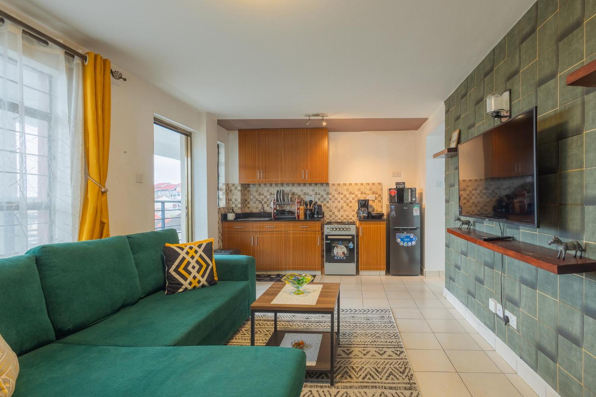 Furnished 1 Bedroom Apartment In Nairobi. 15 Mins To Cbd. Free Wi-Fi & Parking ภายนอก รูปภาพ